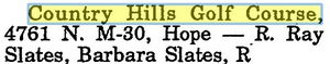 Country Hills Golf Course - Jan 1992